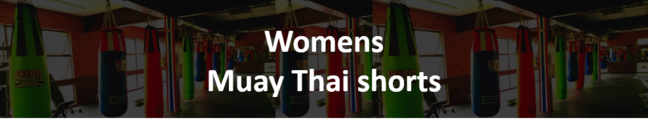 Womens Muay Thai shorts